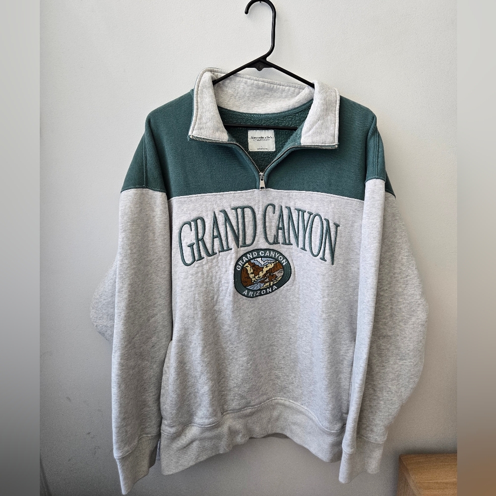Abercrombie & Fitch Grand Canyon Quarter-zip Sweatshirt